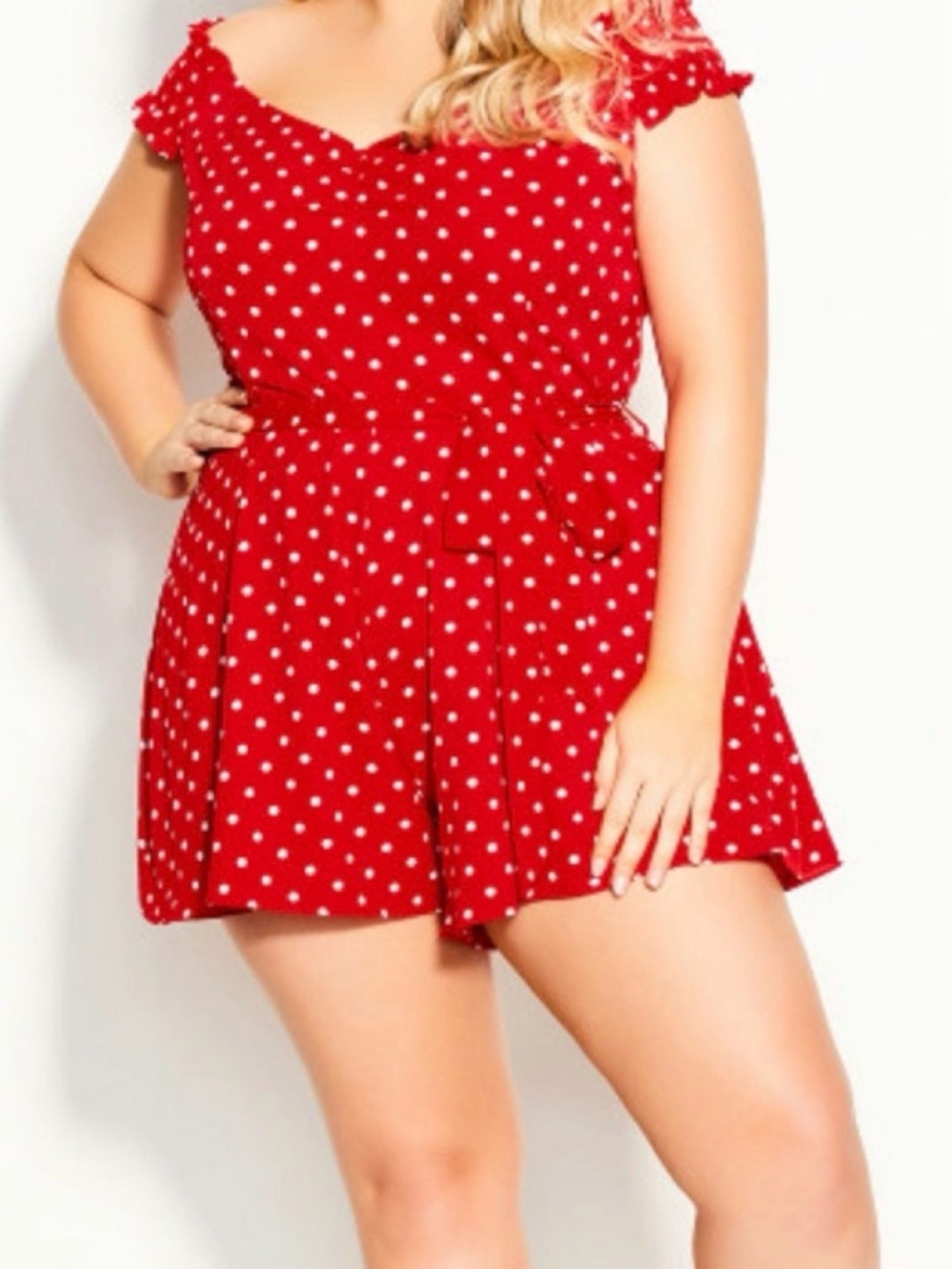 NWT City Chic Love Spot Playsuit Size 14